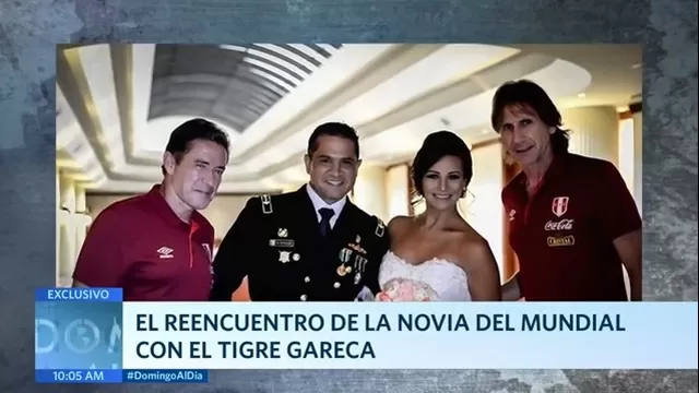 El reencuentro de la novia del mundial con el "Tigre" Gareca