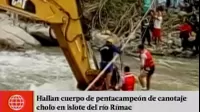 Río Rímac: hallan cuerpo de pentacampeón de 'canotaje cholo'