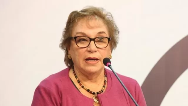 Ministra de la Mujer, Ana María Romero - Lozada. Foto: Agencia Andina