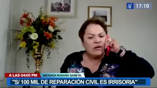 Rosario Sasieta sobre caso de violación grupal: "Cien mil soles de reparación es irrisorio"