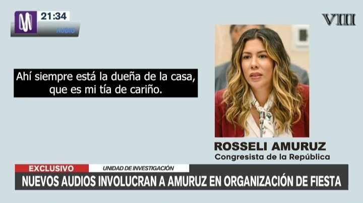 Nuevos audios de la congresista Rosselli Amuruz - Foto: Canal N