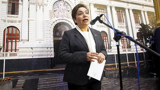Luz Salgado, presidenta del Congreso de la República  / Foto: archivo Andina