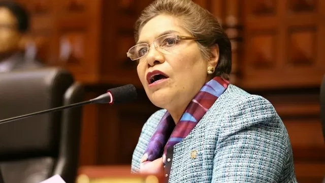 Luz Salgado es presidenta del Congreso / Foto: Andina