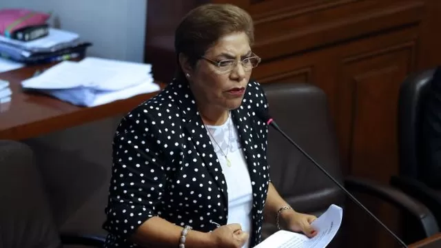 Congresista Luz Salgado. Foto: Agencia Andina