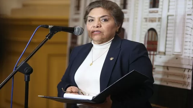 Luz Salgado, presidenta del Congreso. Foto: Arroba Radio.