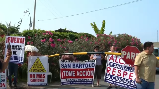 Vecinos de San Bartolo en contra de planta de tratamiento de aguas residuales