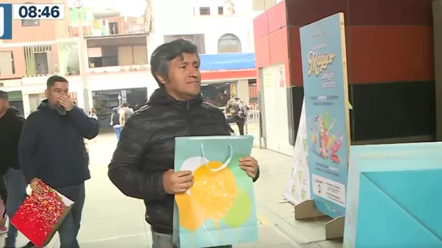 San Borja: Recaudan regalos navideños en la estación La Cultura para niños de Aniquem