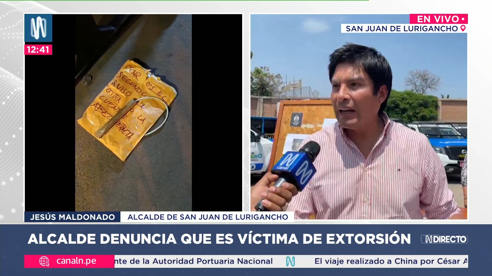 San Juan de Lurigancho: Alcalde y funcionarios son víctimas de extorsión