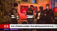 San Juan de Lurigancho: Dos jóvenes murieron tras ser baleados dentro de mototaxi