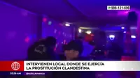 San Juan de Lurigancho: Intervienen local donde se ejercía la prostitución clandestina