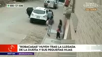 San Juan de Lurigancho: Ladrones intentan robar en vivienda y huyen tras llegada de la dueña