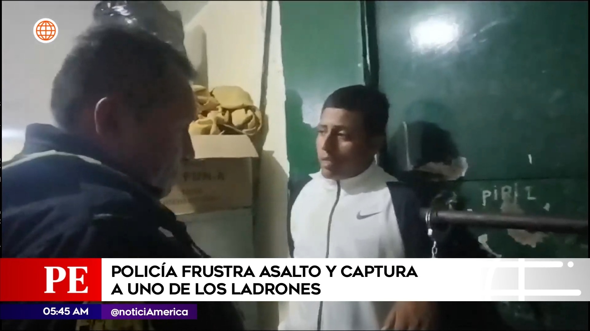 Policía frustró asalto en San Juan de Lurigancho. Foto: América Noticias