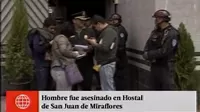San Juan de Miraflores: asesinato de taxista provocó enfrentamientos 