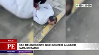 San Juan de Miraflores: Capturaron a delincuente que golpeó a mujer para robarle