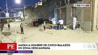San Juan de Miraflores: Hombre asesinado de cinco balazos en zona descampada