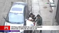 San Juan de Miraflores: Hombre recuperó auto robado gracias a GPS de su celular