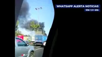 San Juan de Miraflores: Reportan incendio cerca del parque zonal Huayna Cápac