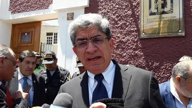 Magistrado José Luis Sardón se refirió al fiscal José Domingo Pérez. Foto: El Comercio