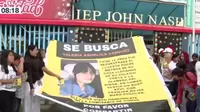 Secuestro en Comas: Padres realizaron plantón frente a colegio de menor