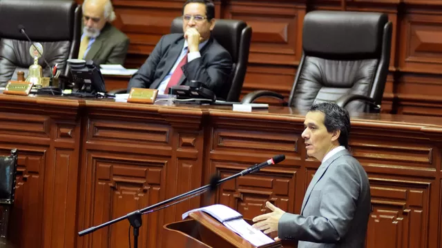 Ministro Alonso Segura. Foto: Congreso