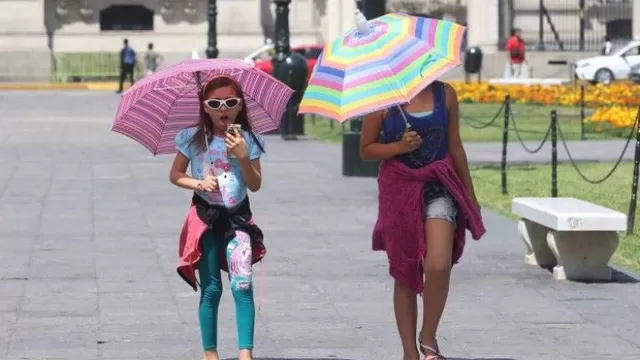 Calor en Lima. Foto referencial