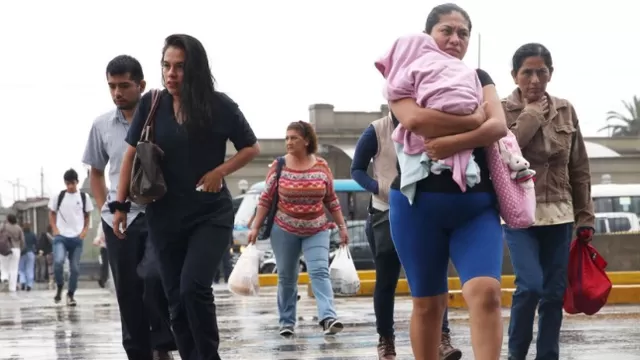 Récord de lloviznas en Lima se registró en julio. Foto: Andina