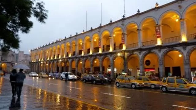 Lluvias en Arequipa. Foto: Difusión