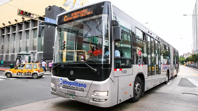 Metropolitano desviará rutas por procesión. Foto: Agencia Andina
