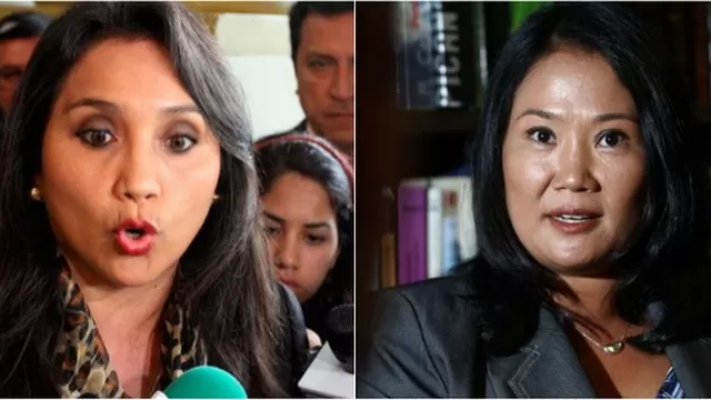 Ana María Solórzano y Keiko Fujimori. Fotos: disfusión