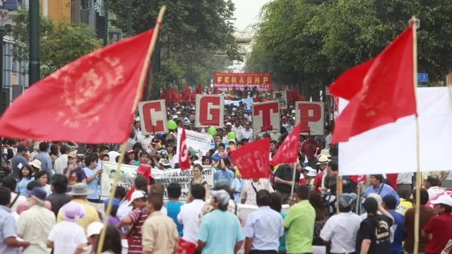 La CGTP no descartó llamar a un paro de 48 horas a nivel nacional / Foto: Andina
