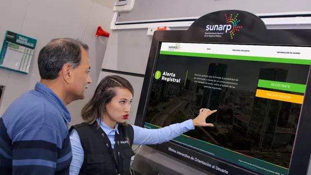 Sunarp alerta a sus usuarios sobre movimientos  extraños en sus propiedades registradas 
