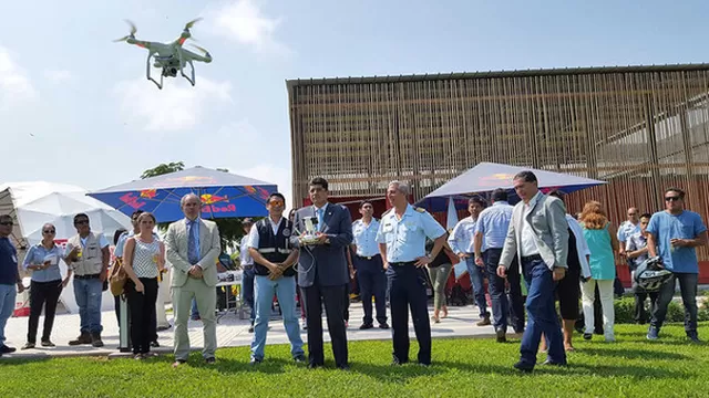 Alcalde presenta elementos tecnológicos para seguridad. Foto: Referencial/Municipalidad de Surco