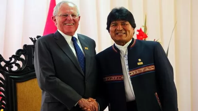 PPK y Evo Morales. Foto: Difusión