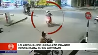 Tarapoto: Asesinan a mototaxista cuando descansaba en su vehículo