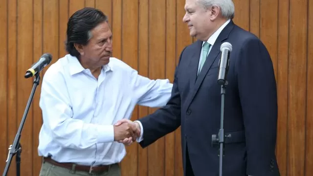  Toledo se reunión con el Presidente del Consejo de Ministros, Pedro Cateriano / Foto: PCM Perú