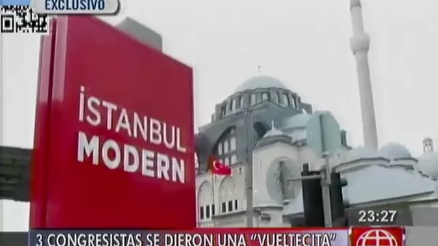 Congresistas viajeros: visitaron Turquía con dinero del Parlamento
