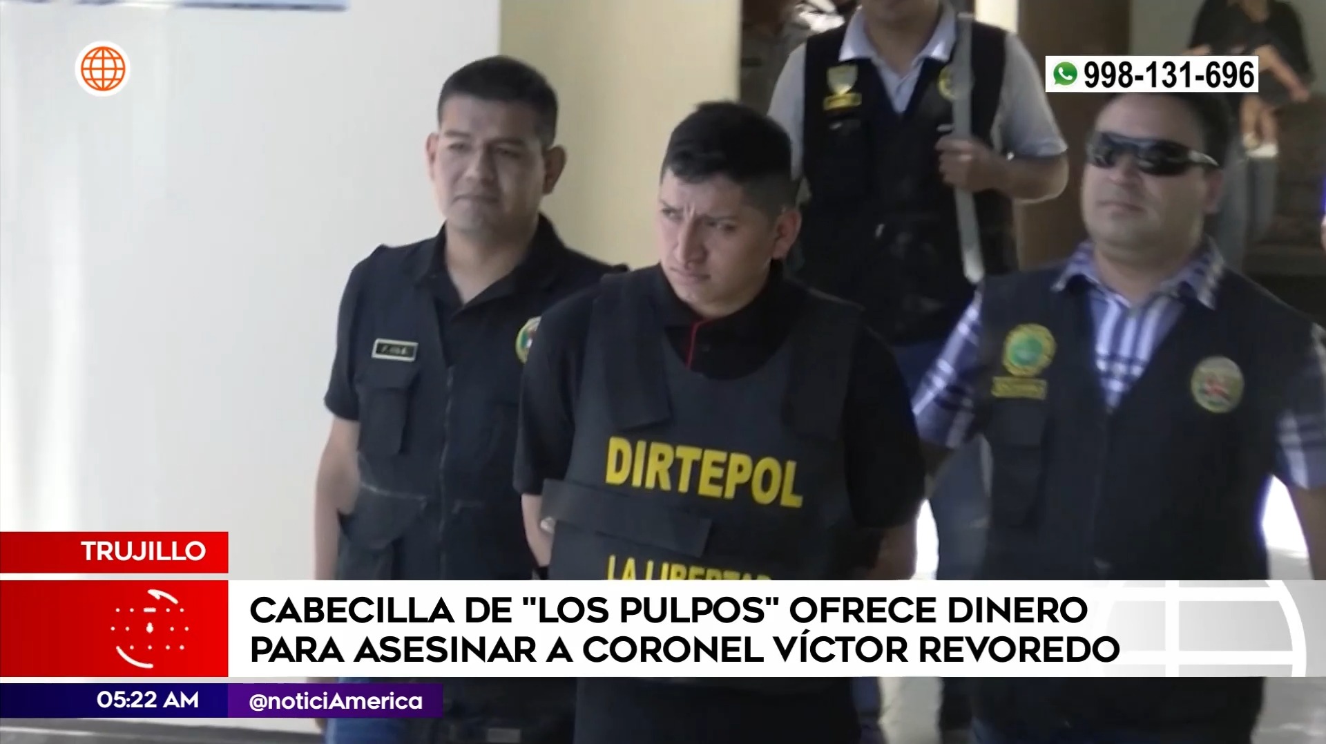 Delincuente ofrece dinero para asesinar a coronel Víctor Revoredo. Foto: América Noticias