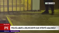 Trujillo: Policía abatió a delincuente que intentó asaltarlo