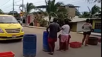 Tumbes: Vecinos protestan tras no tener agua desde hace 3 semanas