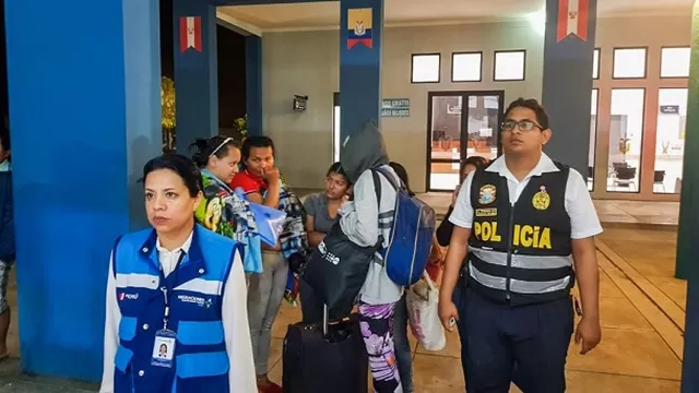 Venezolanas expulsadas de frontera. Foto: Migraciones