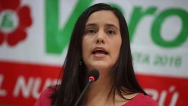 Verónika Mendoza, excandidata presidencial de Frente Amplio. Foto: Andina