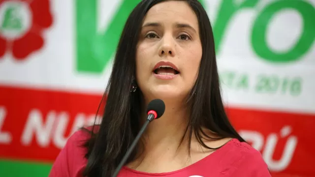 Verónika Mendoza, congresista y excandidata presidencial. Foto: laprimera.pe