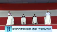 El versus entre Keiko Fujimori y Pedro Castillo