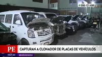 Villa El Salvador: Capturan a clonador de placas de vehículos