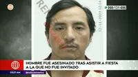 Villa El Salvador: Hombre fue asesinado tras ir a fiesta a la que no fue invitado
