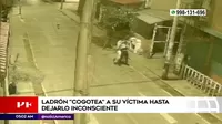 Villa El Salvador: Ladrón ahorcó a su víctima hasta dejarlo inconsciente para robarle