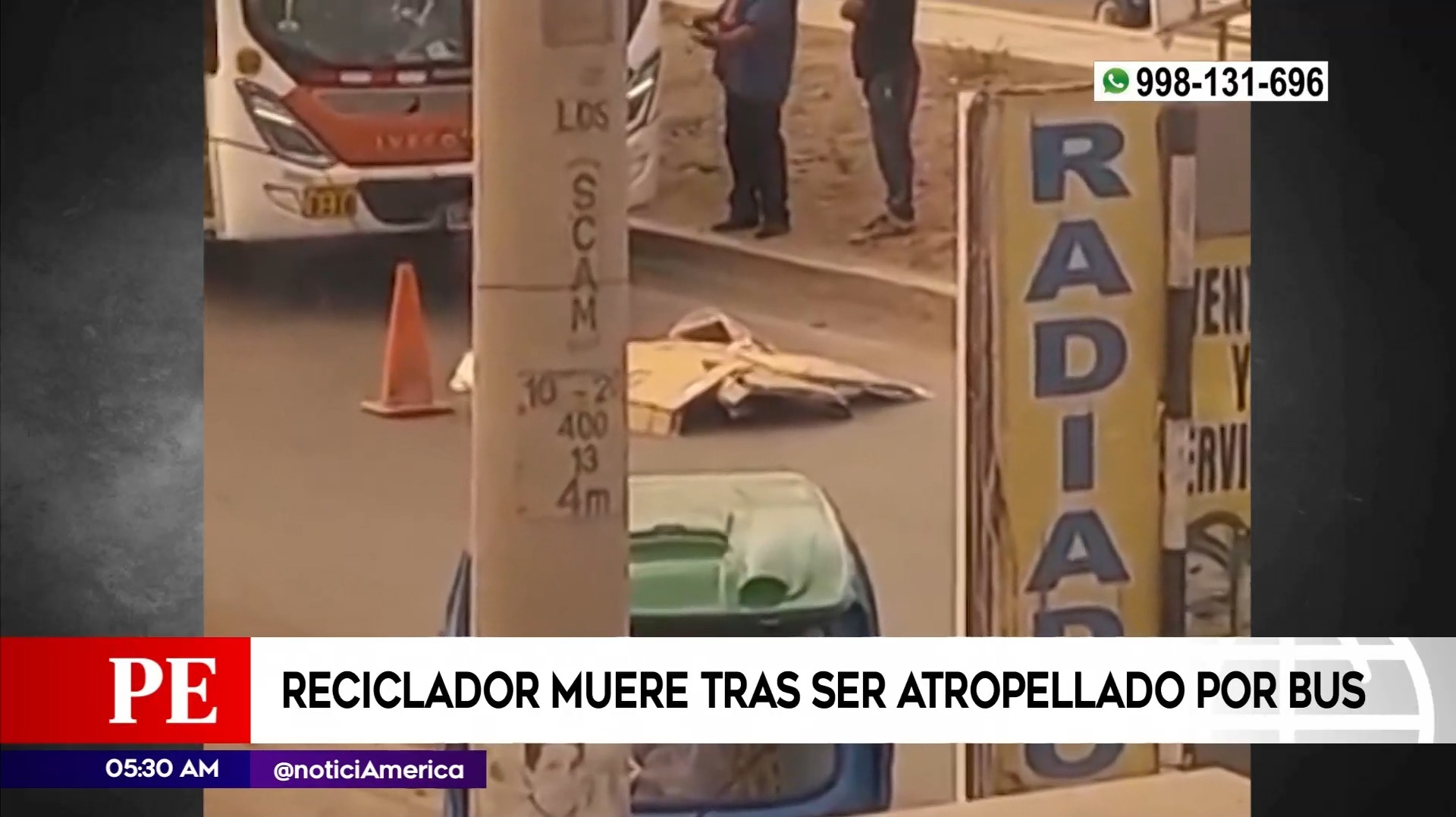 Atropello en Villa El Salvador. Foto: América Noticias
