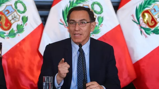 Martín Vizcarra, presidente del Perú. Foto: Presidencia Perú