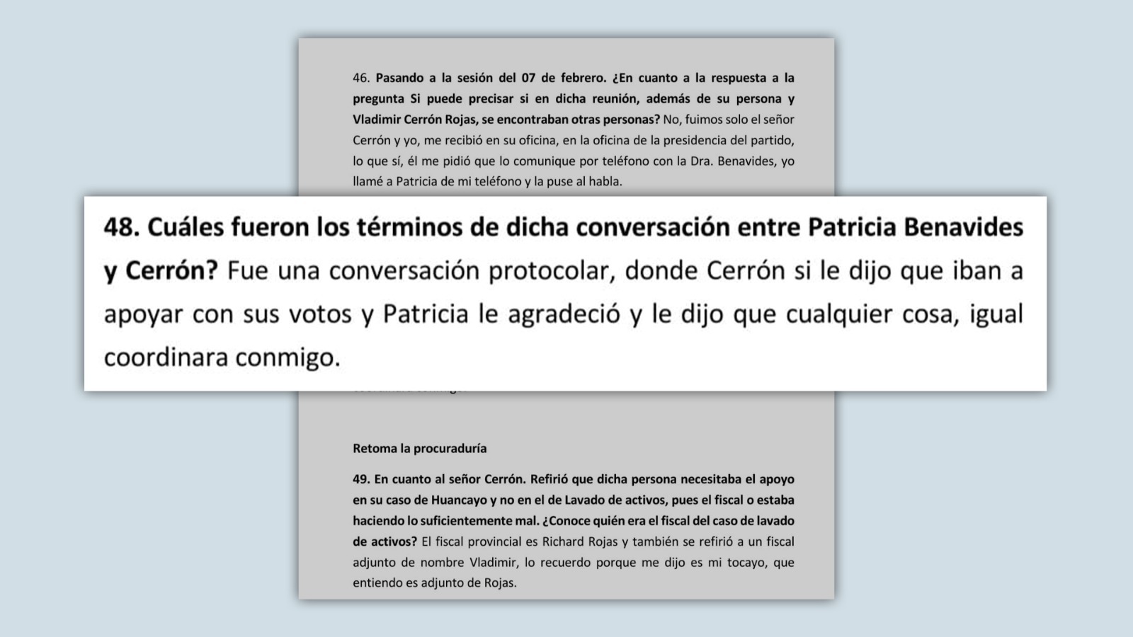 Vladimir Cerrón y Patricia Benavides: Los detalles de la conversación entre ambos, según Jaime Villanueva
