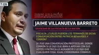 Vladimir Cerrón y Patricia Benavides: Los detalles de la conversación entre ambos, según Jaime Villanueva